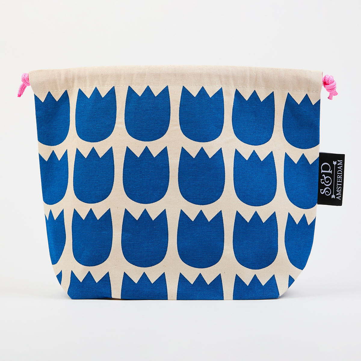 LOVE IT DRAWSTRING BAG - TULIPS BLUE blue Project Bags