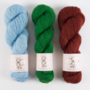 West Wool HEX SIDE QUEST - DREAMS IN THE PARK Merino wool Nylon Fingering Quick Kits