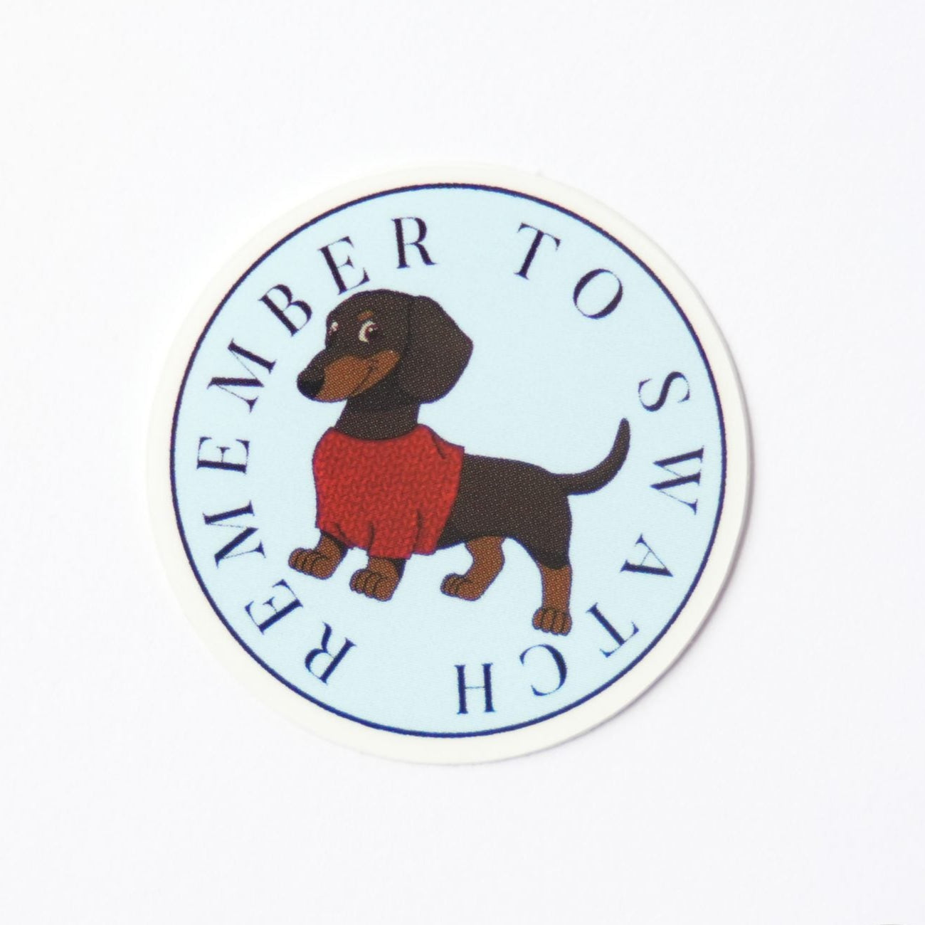 The Knitting Barber TKB STICKER - REMEMBER TO SWATCH Sundries