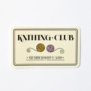 The Knitting Barber TKB STICKER - KNITTING CLUB Sundries