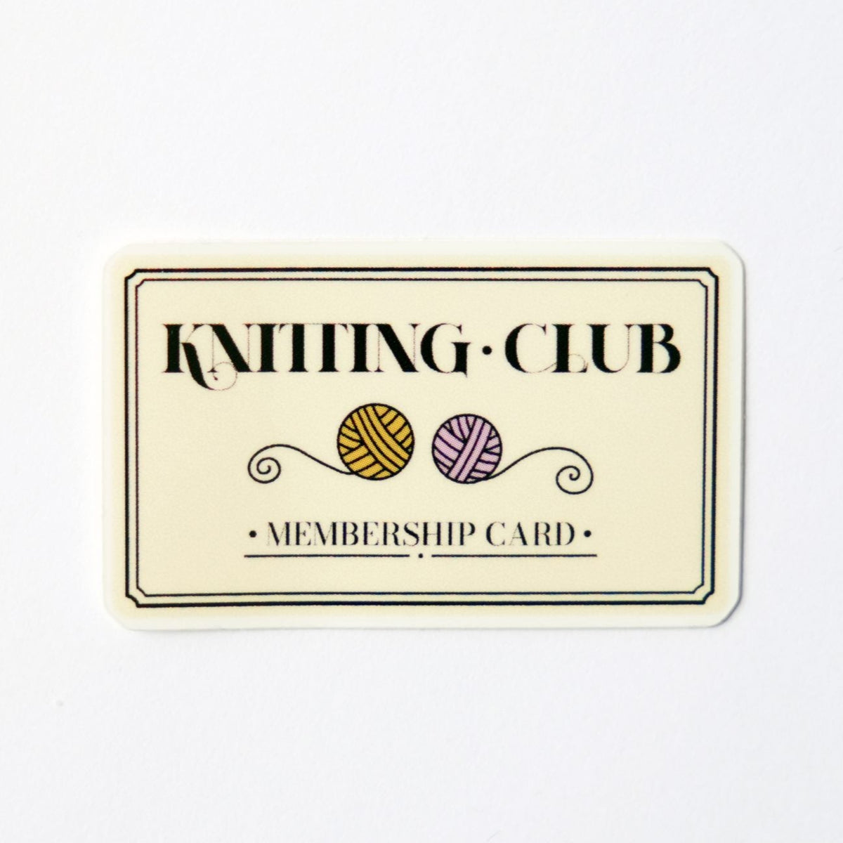 TKB STICKER -  KNITTING CLUB