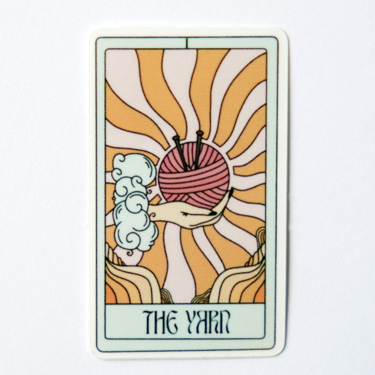 The Knitting Barber TKB STICKER - TAROT CARD Sundries