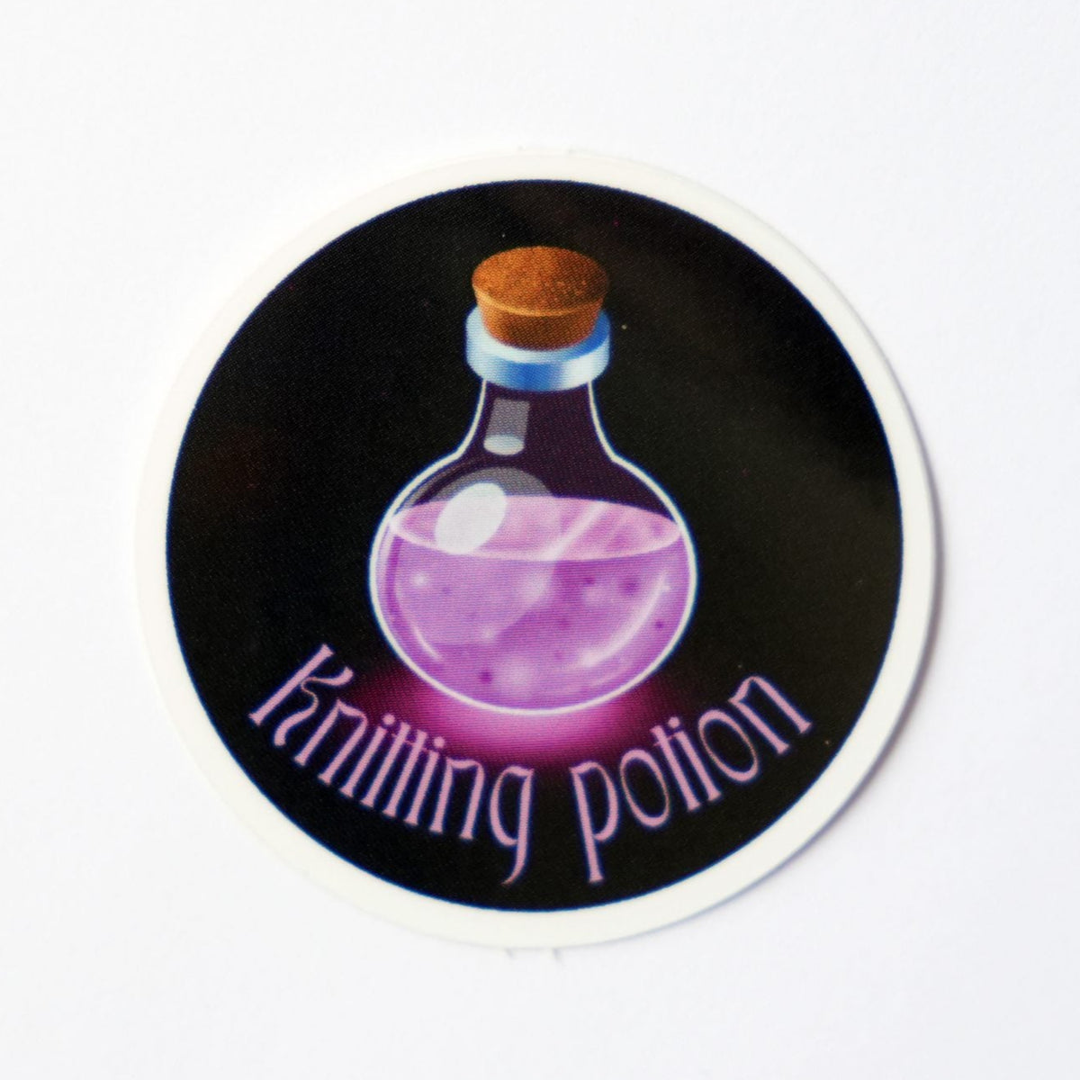 The Knitting Barber TKB STICKER - KNITTING POTION Sundries