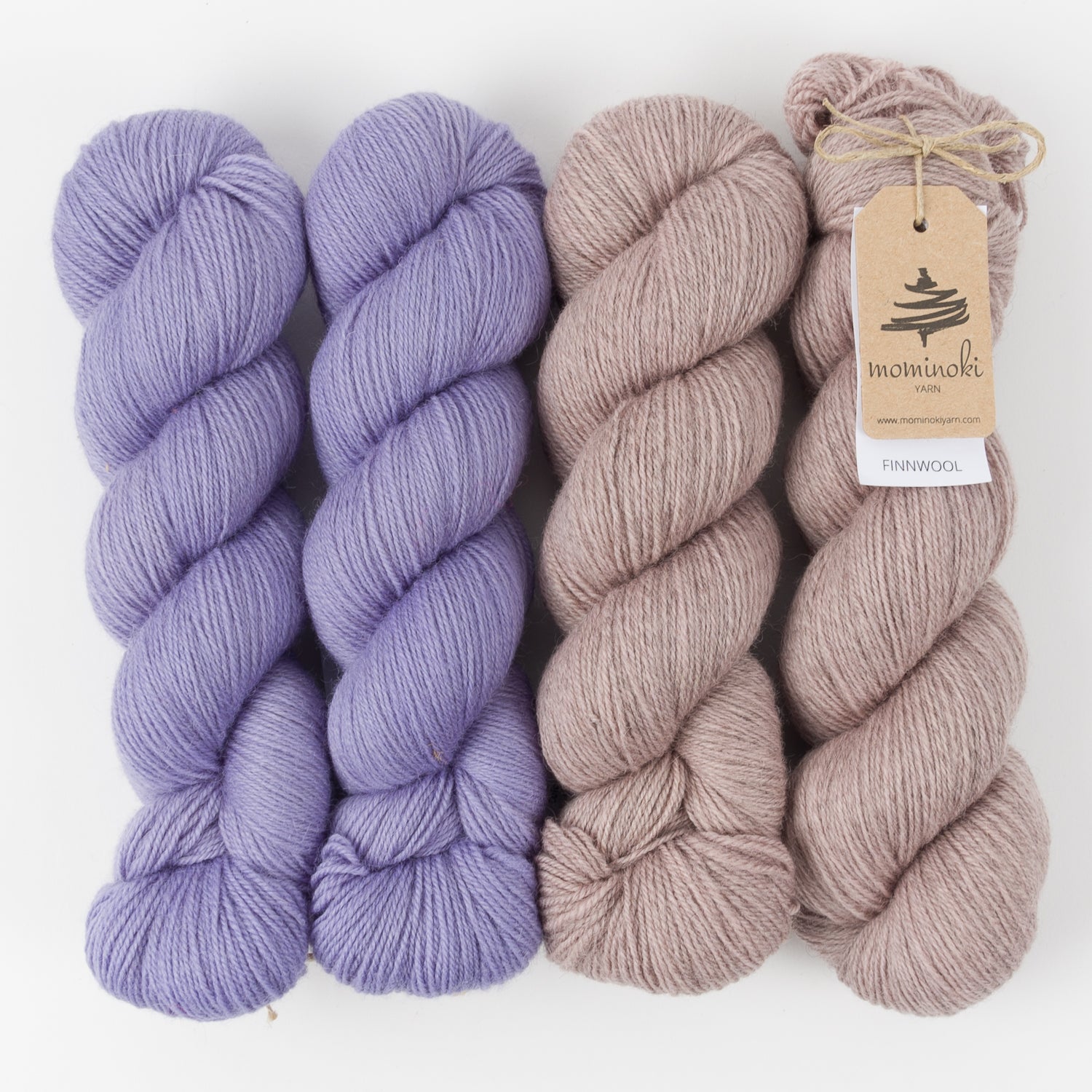 Mominoki Yarn DUSTY FLOWERS Wool Fingering Quick Kits
