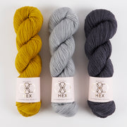 West Wool HEX SIDE QUEST - DUTCH HOUSE Merino wool Nylon Fingering Quick Kits