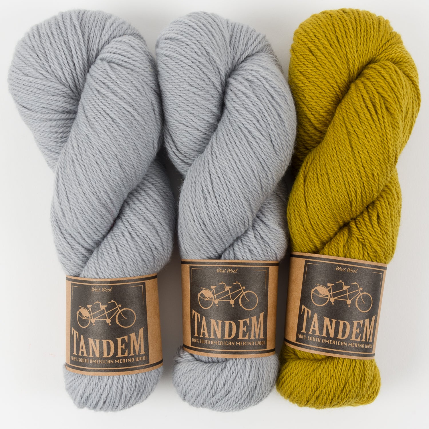 West Wool DUTCH MUSTARD Merino wool DK Quick Kits