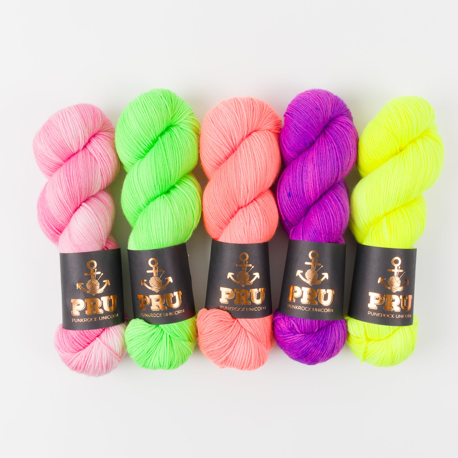 Punk Rock Unicorn DAISY'S HIGHLIGHTERS Merino wool Nylon Fingering Quick Kits