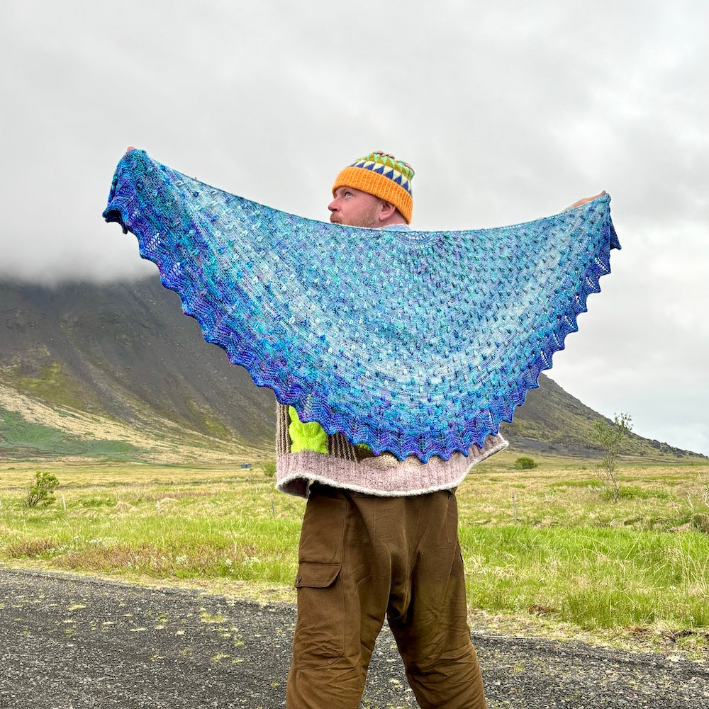 Dancing Droplet Shawl