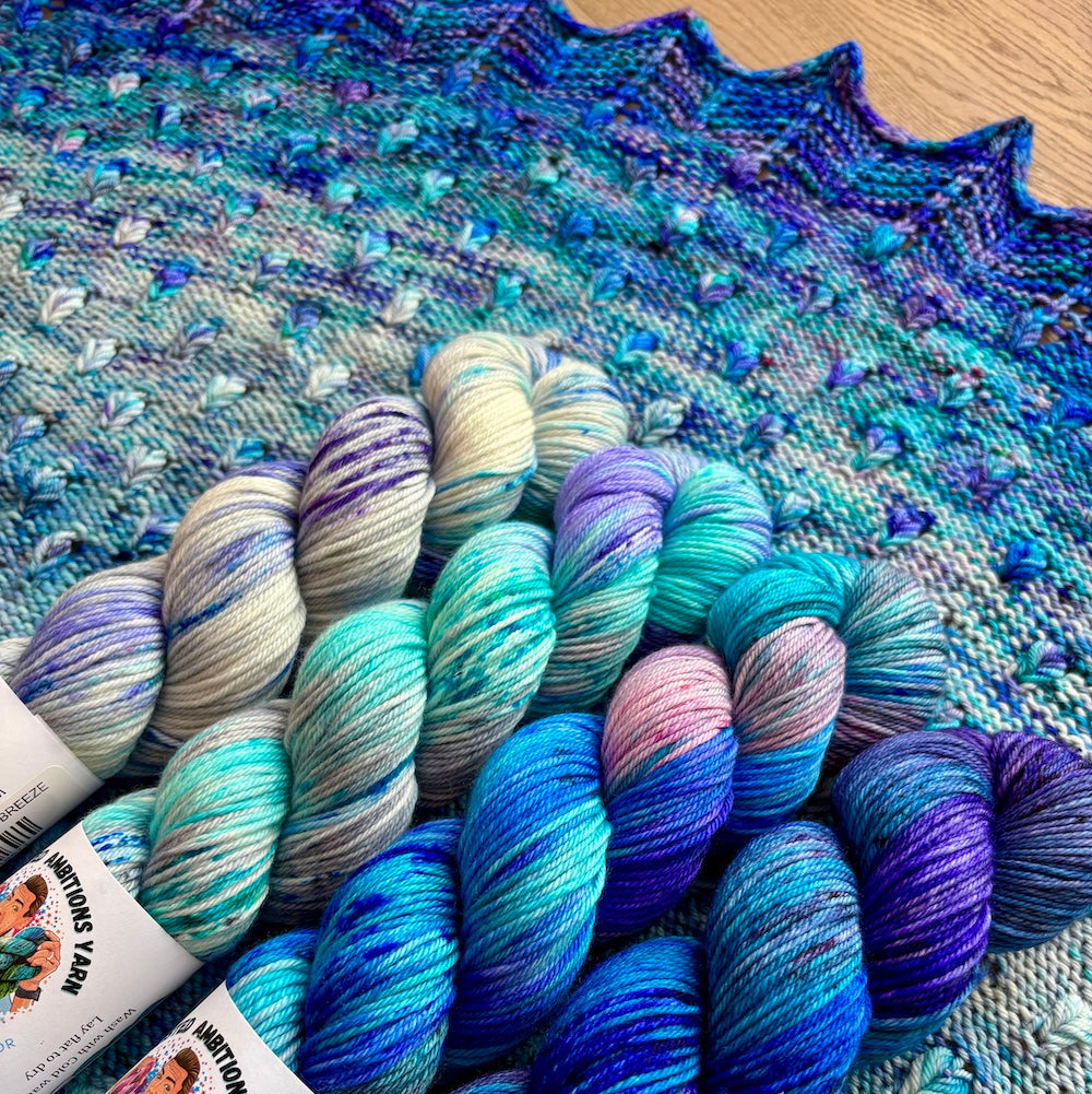 Dancing Droplet Shawl