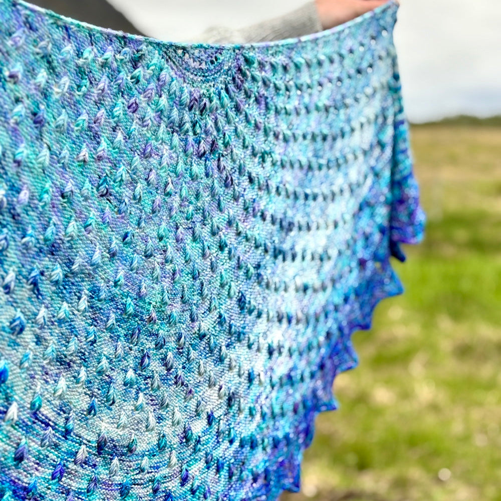 Dancing Droplet Shawl