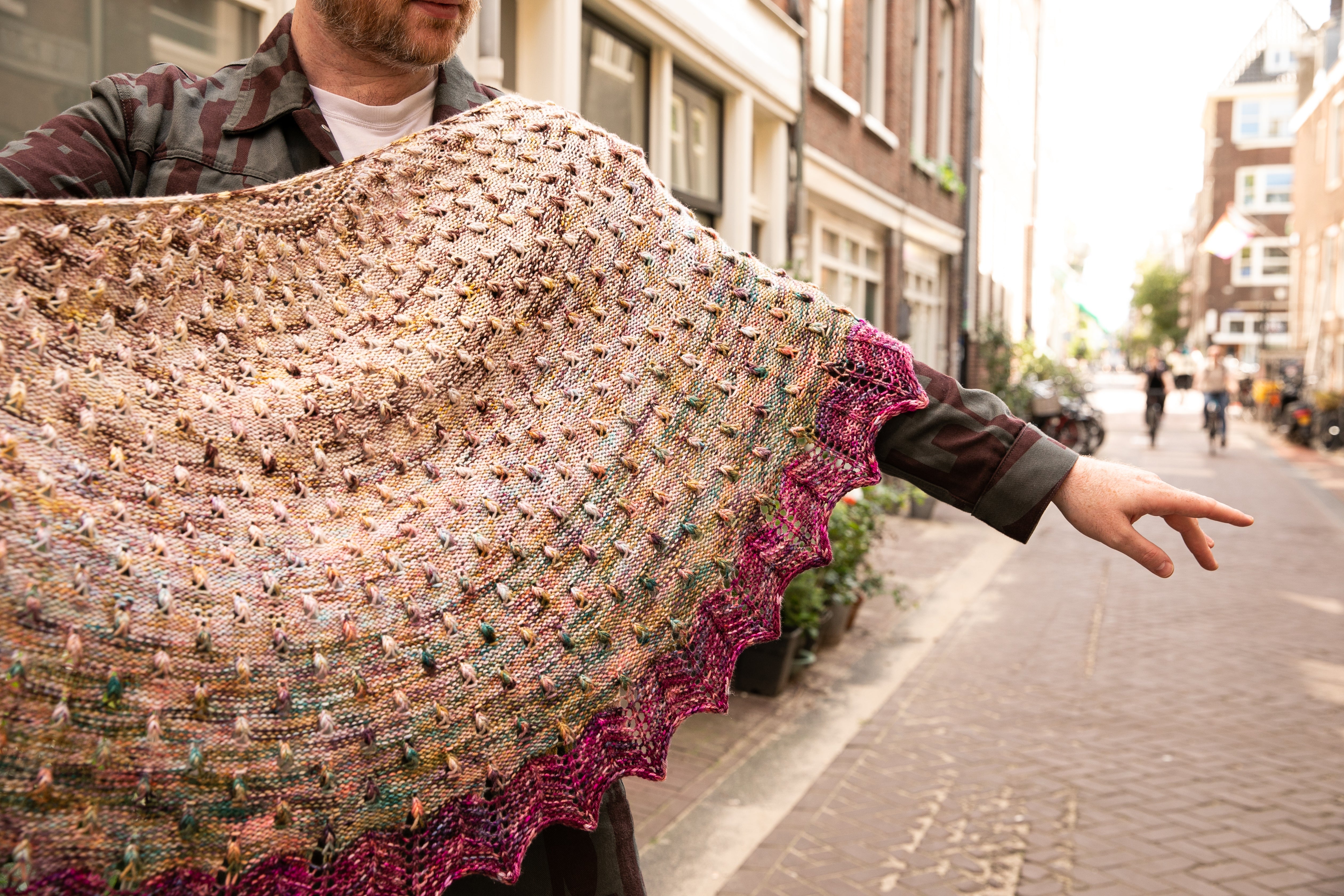 DANCING DROPLET SHAWL PATTERN