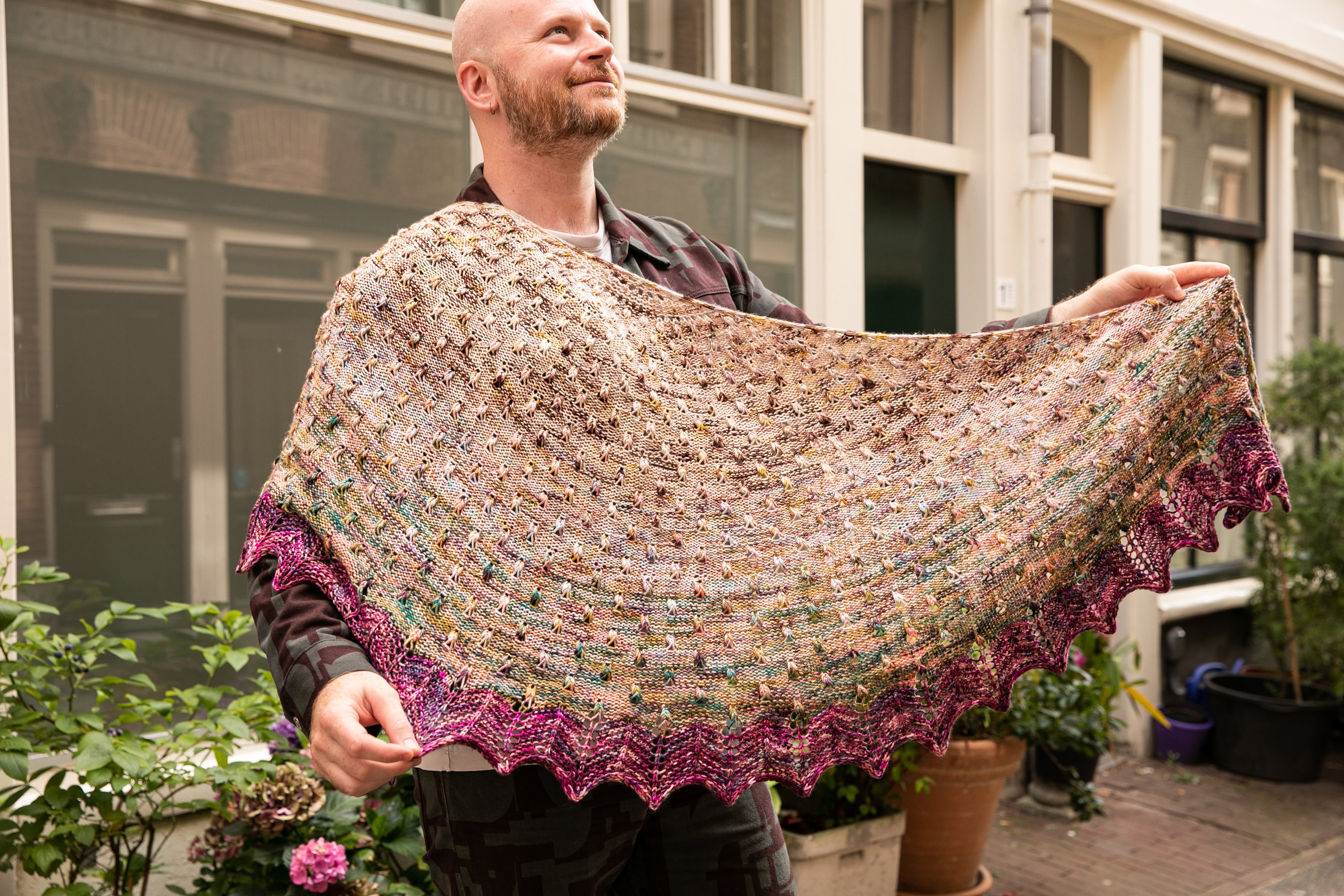 DANCING DROPLET SHAWL PATTERN