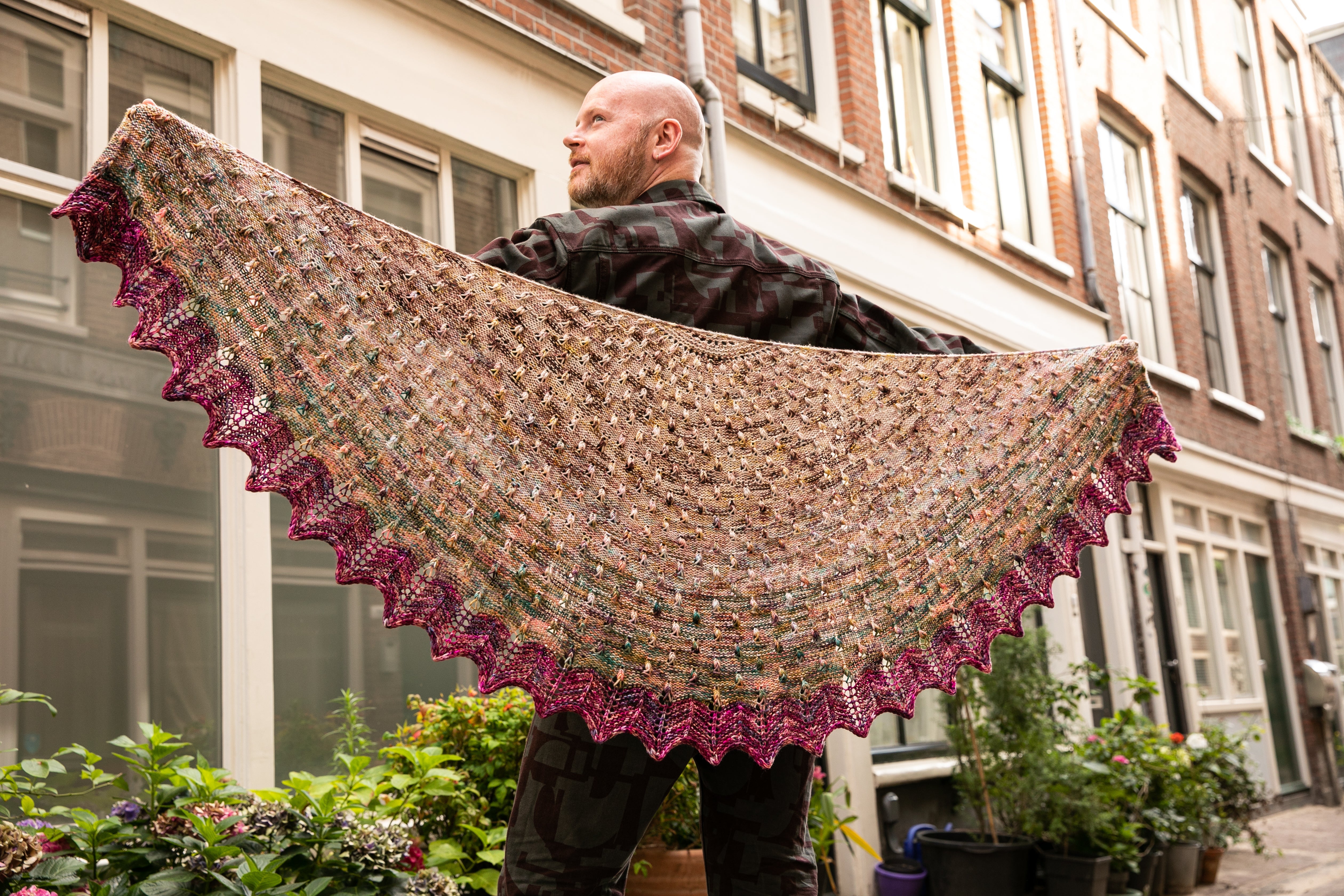 DANCING DROPLET SHAWL PATTERN