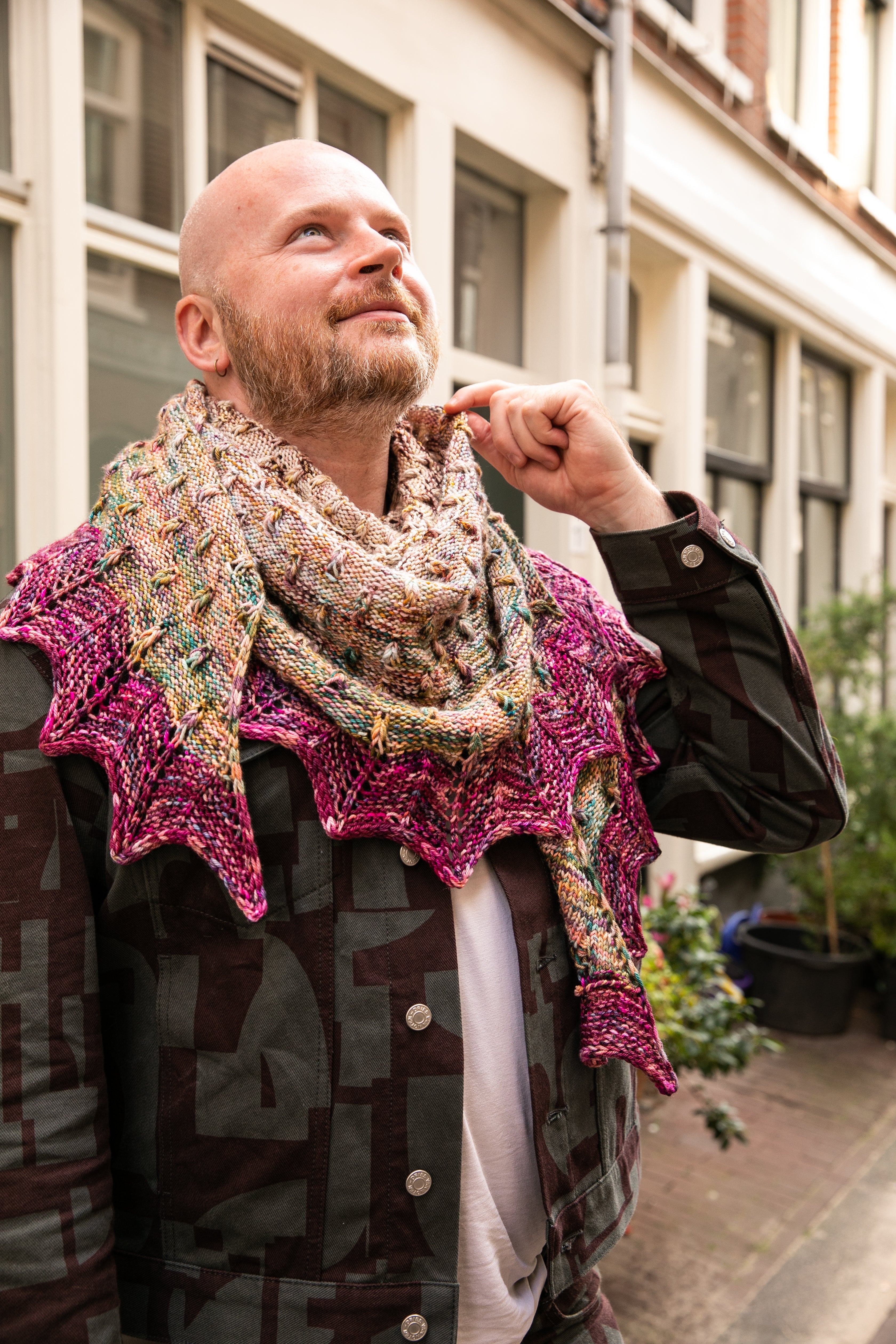 DANCING DROPLET SHAWL PATTERN