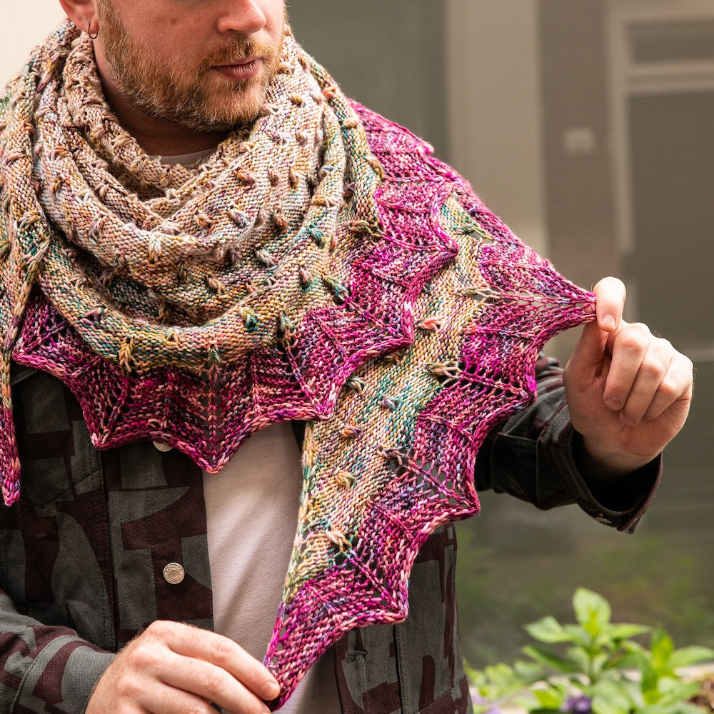 Dancing Droplet Shawl