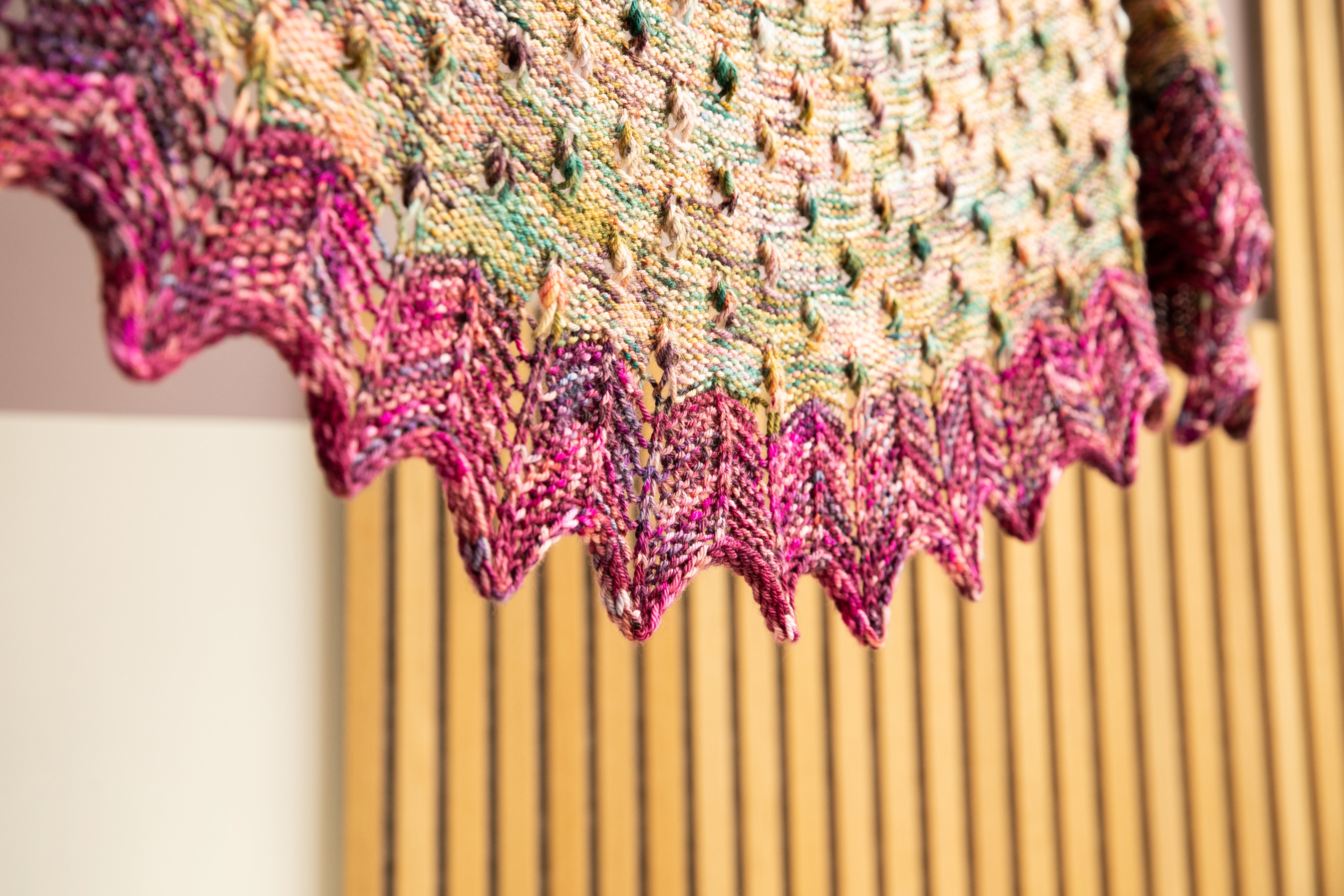 DANCING DROPLET SHAWL PATTERN