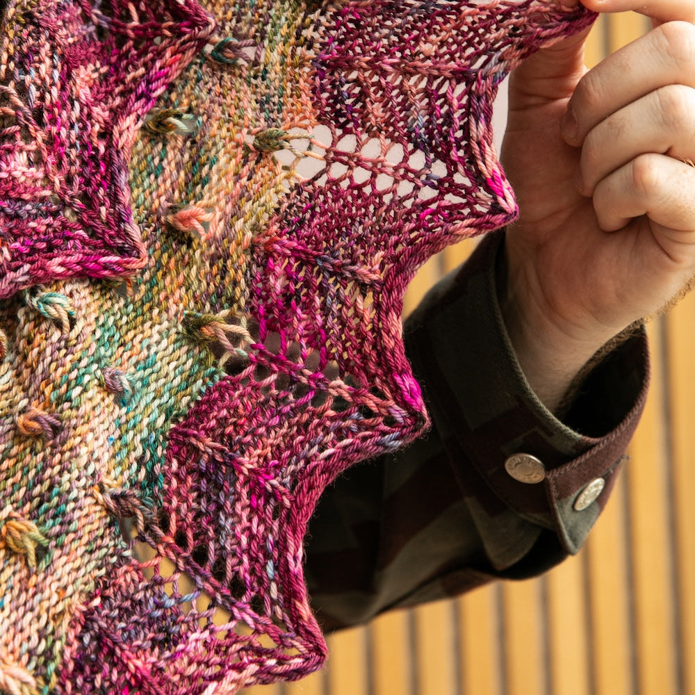 Dancing Droplet Shawl