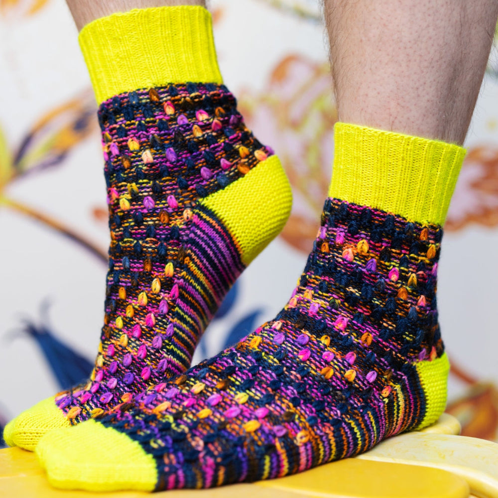 Westknits WESTKNITS SAMPLE - DANCING DROPLET SOCKS Samples