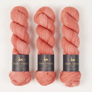 Dark Omen Yarn MERINO SOCK - BLOSSOM Merino wool Nylon Fingering peach coral Yarn