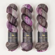 Dark Omen Yarn MERINO SOCK - COVEN Merino wool Nylon Fingering grey multicolour Yarn