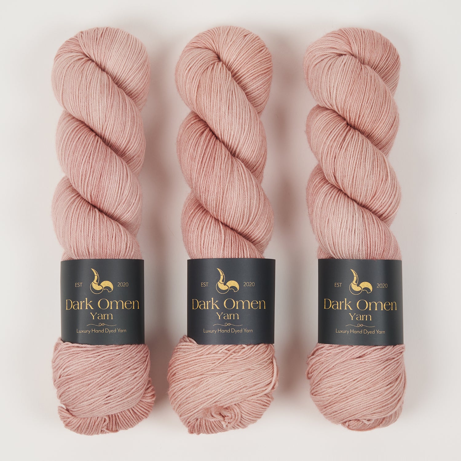 Dark Omen Yarn MERINO SOCK - INSIGHT Merino wool Nylon Fingering pink Yarn