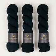 Dark Omen Yarn MERINO SOCK - OBERON Merino wool Nylon Fingering blue Yarn