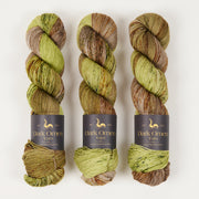 Dark Omen Yarn MERINO SOCK - PRIMAEVAL WOODS Merino wool Nylon Fingering green Yarn