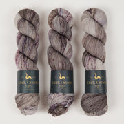 Dark Omen Yarn MERINO SOCK - RITUAL Merino wool Nylon Fingering grey Yarn
