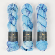 Dark Omen Yarn MERINO SOCK - ZORN Merino wool Nylon Fingering blue Yarn