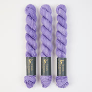 Dark Omen Yarn MERINO SOCK MINI - GLICINE Merino wool Nylon Fingering purple Yarn