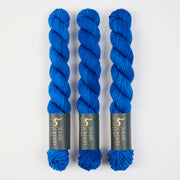 Dark Omen Yarn MERINO SOCK MINI - HYDROCANNON Merino wool Nylon Fingering blue Yarn