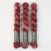 Dark Omen Yarn MERINO SOCK MINI - PANDEMONIUM Merino wool Nylon Fingering brown pink Yarn