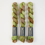 Dark Omen Yarn MERINO SOCK MINI - PRIMAEVAL WOODS Merino wool Nylon Fingering green brown Yarn