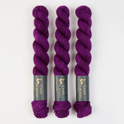 Dark Omen Yarn MERINO SOCK MINI - SPELLBOUND Merino wool Nylon Fingering purple Yarn