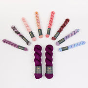 Dark Omen Yarn PURPLE BRICKS Fingering Quick Kits