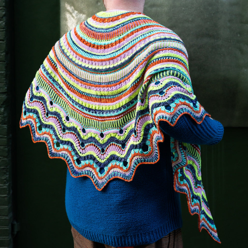 DELECTABLE COLLECTIBLE SHAWL - BRIGHT MOONLIGHT