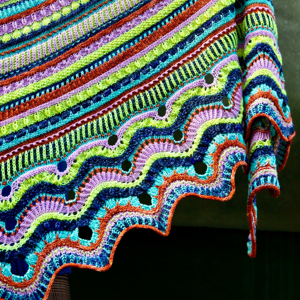 DELECTABLE COLLECTIBLE SHAWL - BRIGHT MOONLIGHT