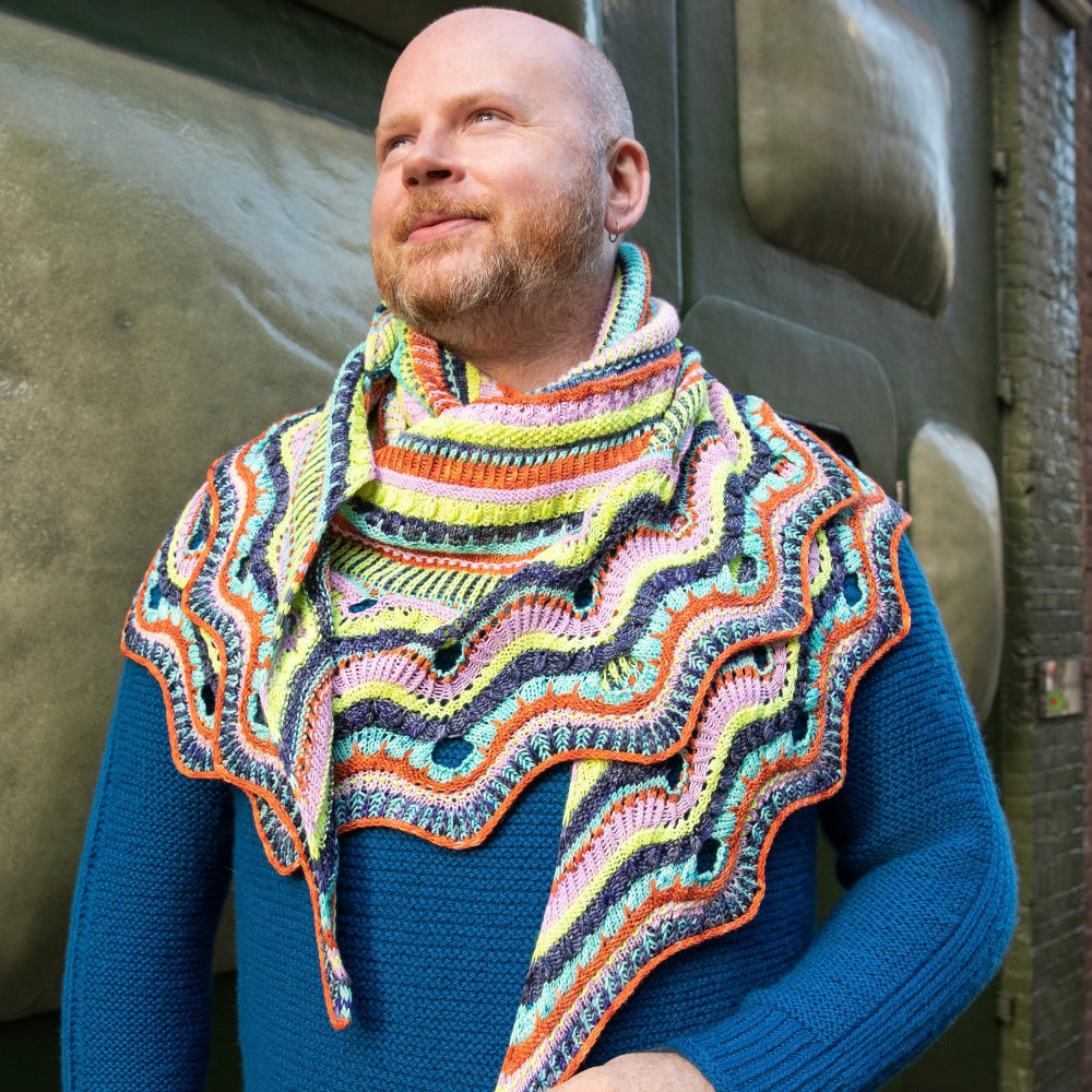 DELECTABLE COLLECTIBLE SHAWL - BRIGHT MOONLIGHT