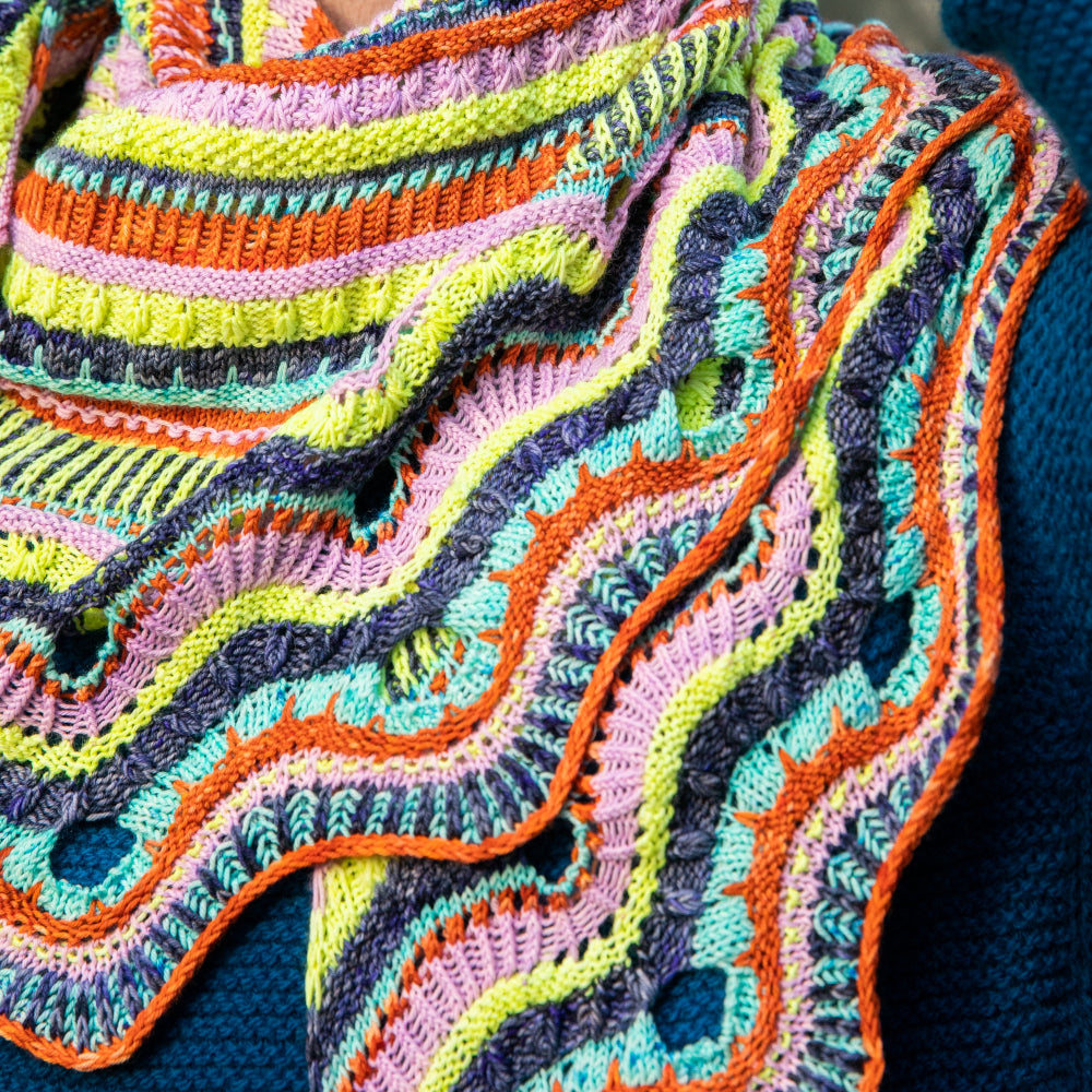 DELECTABLE COLLECTIBLE SHAWL - BRIGHT MOONLIGHT