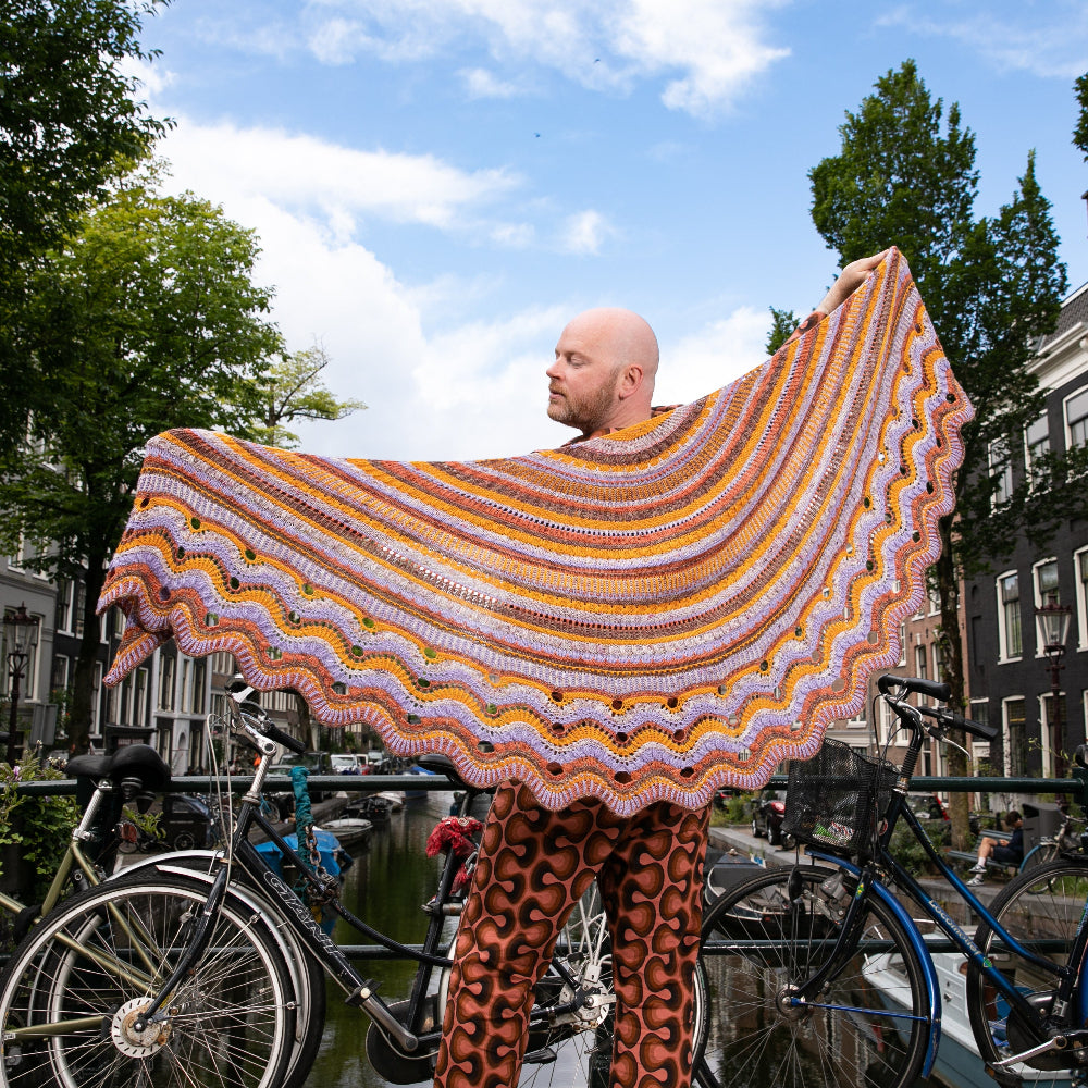 DELECTABLE COLLECTIBLE SHAWL - LAVENDER SUNSET