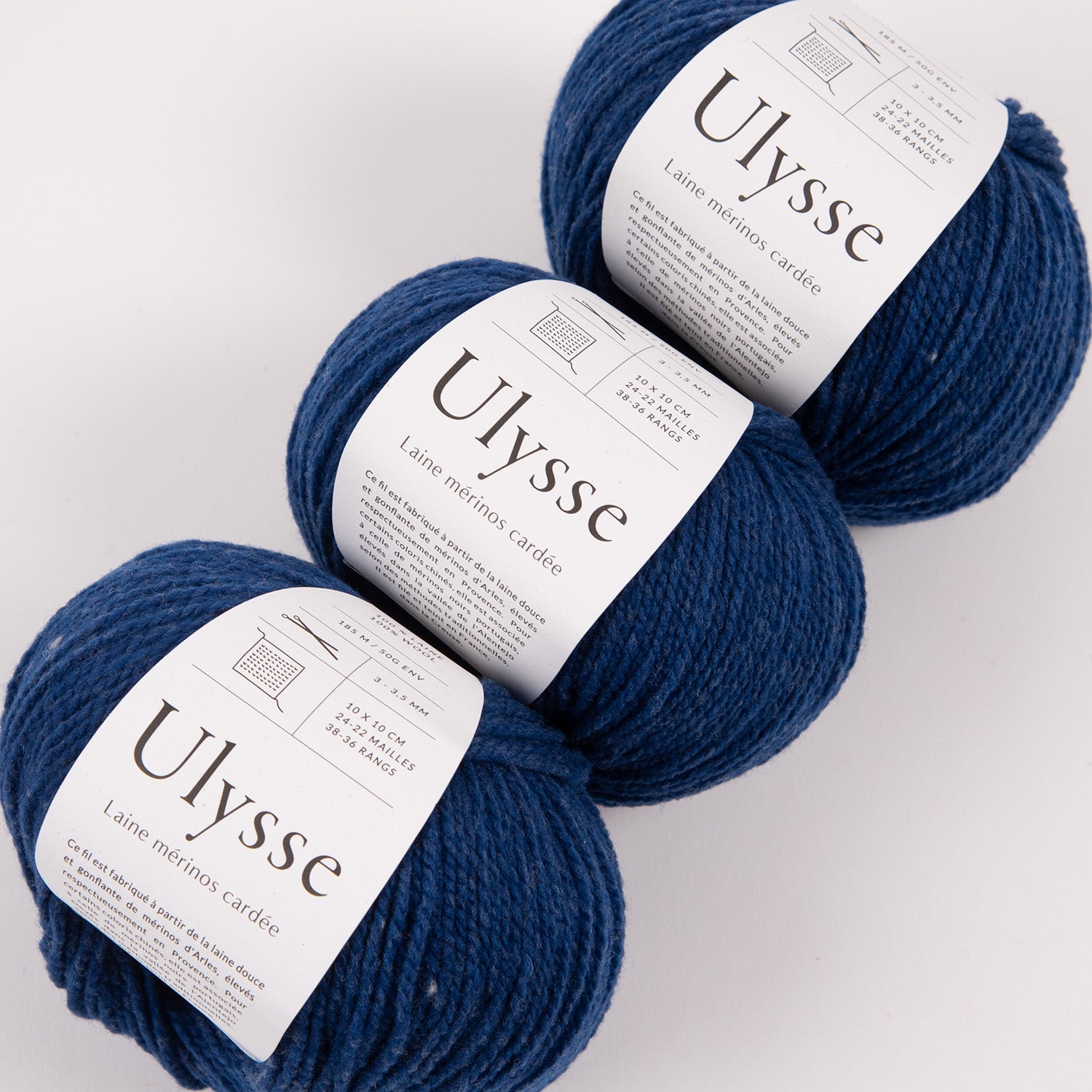 De Rerum Natura ULYSSE - DELPHINIUM Merino wool Sport blue Yarn