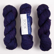 Malabrigo MALABRIGO SOCK - DEWBERRY Merino wool Light Fingering purple Yarn