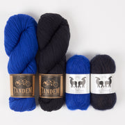 West Wool ROYAL WATERS Mohair Silk Merino wool Mixed Weight Quick Kits