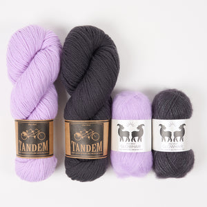 West Wool UNICORN HOUSE Mohair Silk Merino wool Mixed Weight Quick Kits