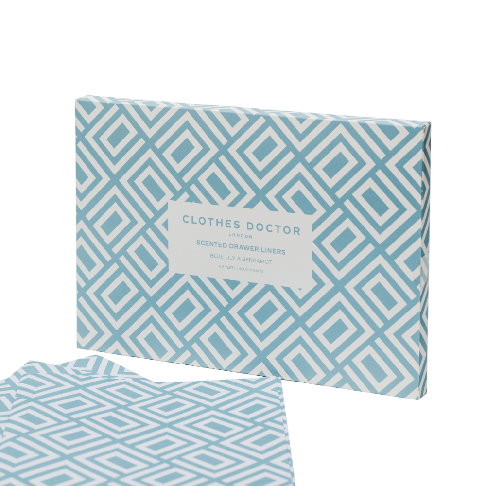 Clothes Doctor SCENTED DRAWER LINERS blue purple Sundries