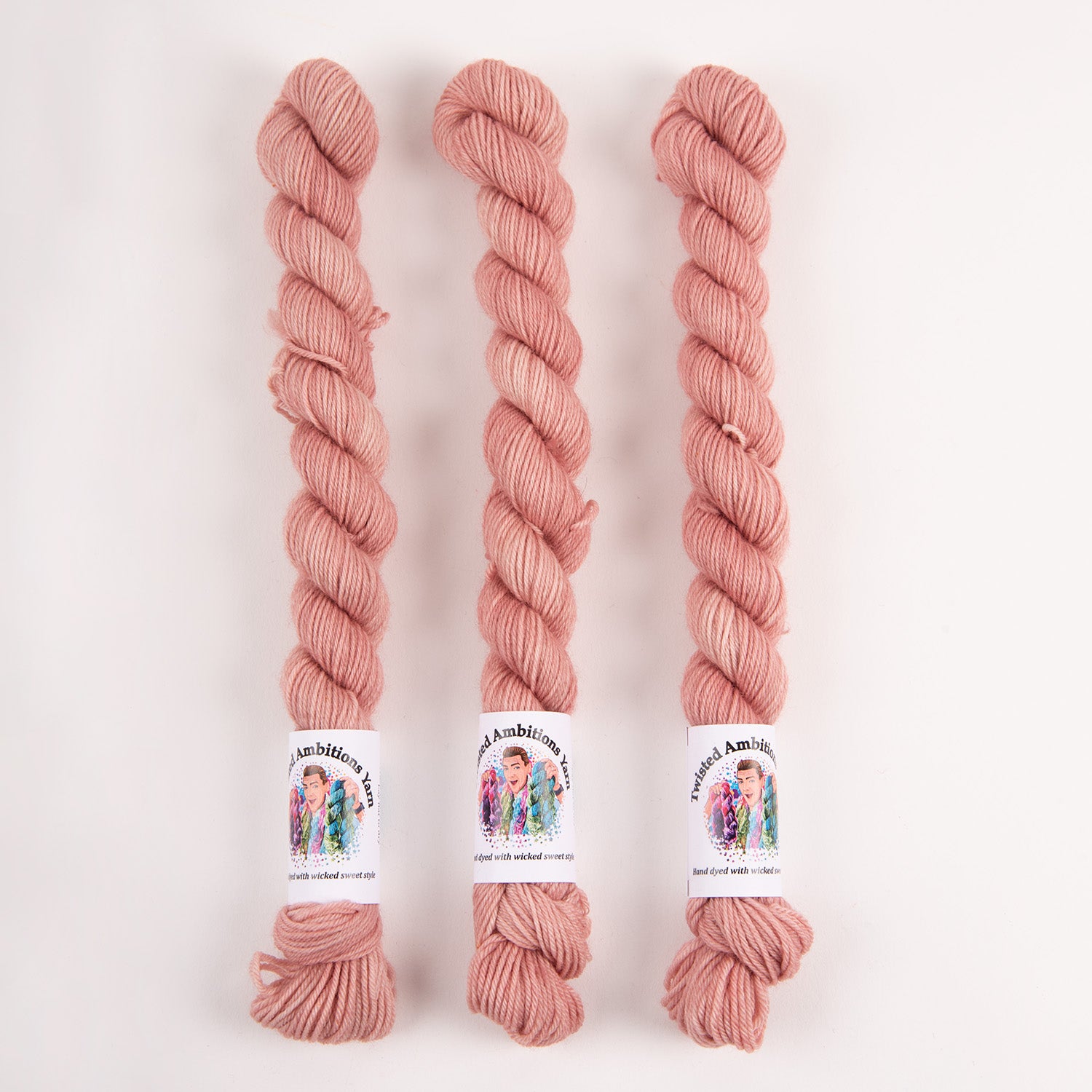 Twisted Ambitions SWEET SOCK MINI - DUSK pink Yarn