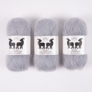 West Wool GLOWHAIR - DUTCH SKY Mohair Silk Lace grey Yarn