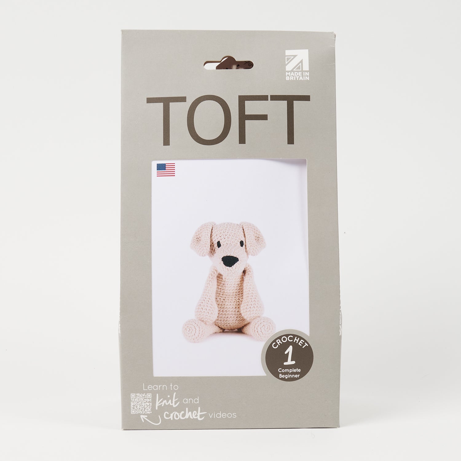 Toft ELEANOR THE LABRADOR - OATMEAL Crochet Kit