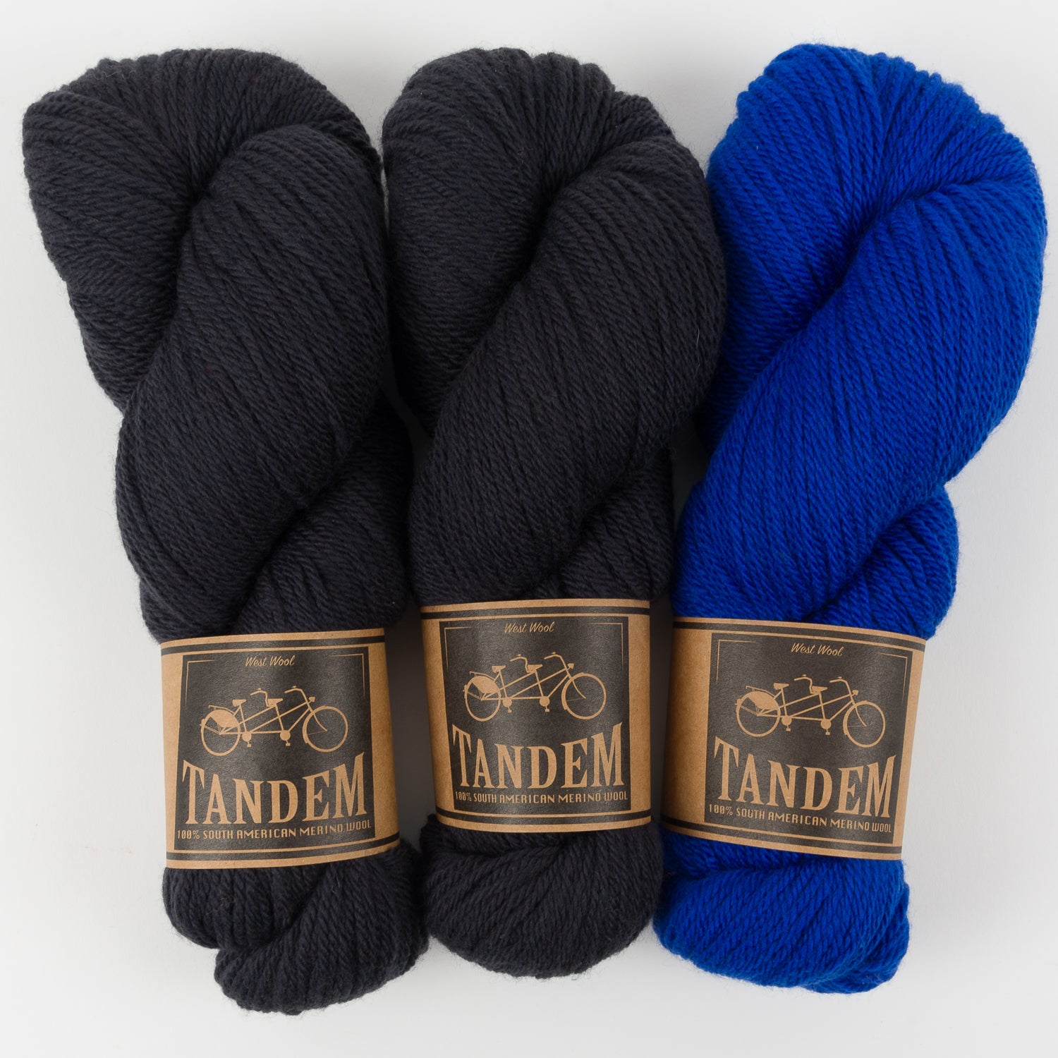 West Wool ELECTRIC MARINIÈRE Merino wool DK Quick Kits