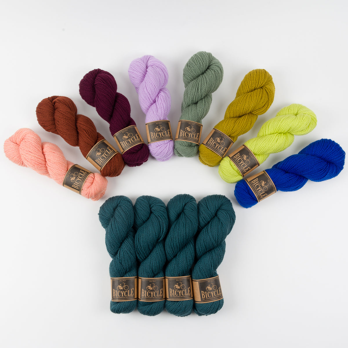 West Wool ENCHANTED CHESTNUT Merino wool Fingering Quick Kits